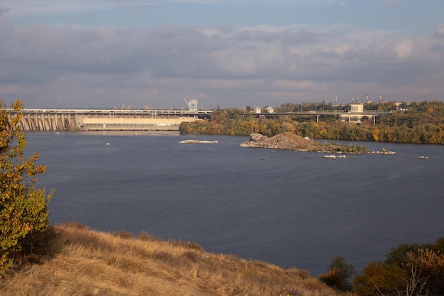 Dam in Zaporozhye