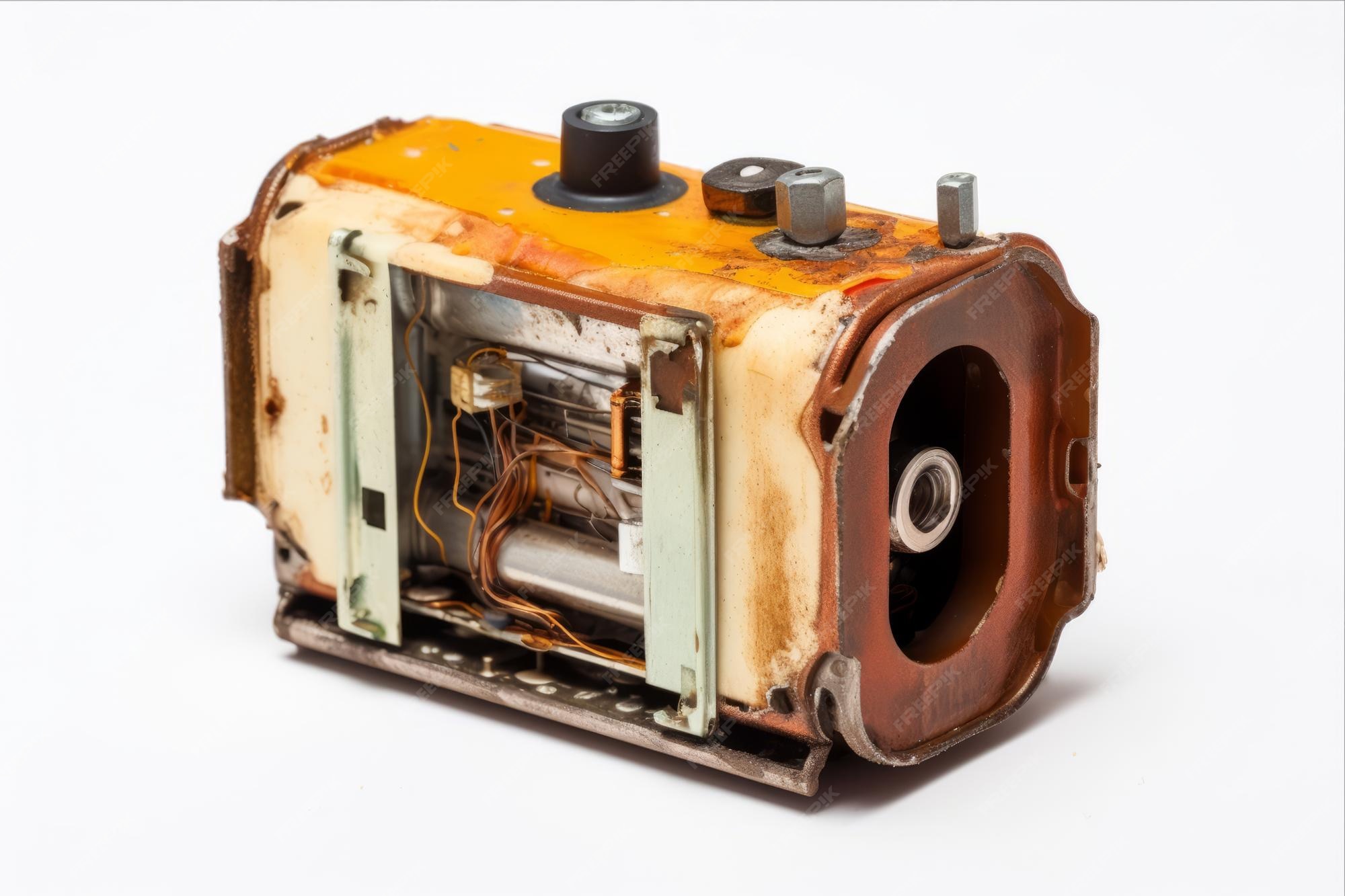 Damaged Starting Capacitor A Torn Plastic Component ... Circuit Diagram