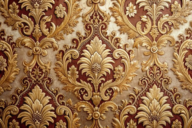 damask pattern with its intricate designs and ornate motifs evoking a sense of luxury and opulence