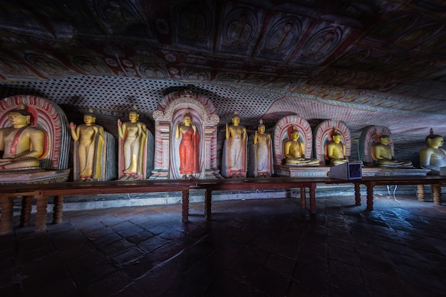 Dambulla-grottempel, sri lanka