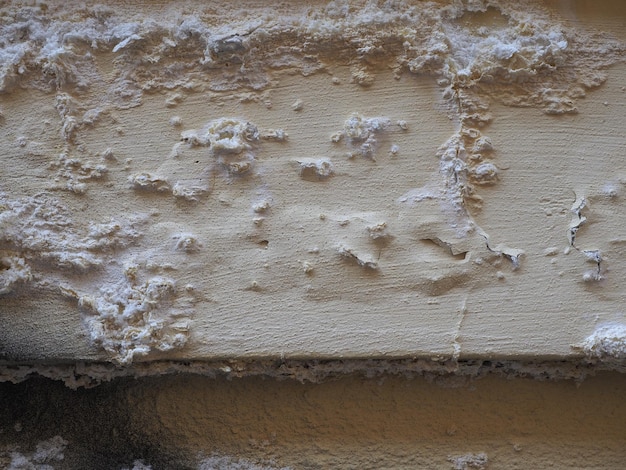 Dampness moisture on wall