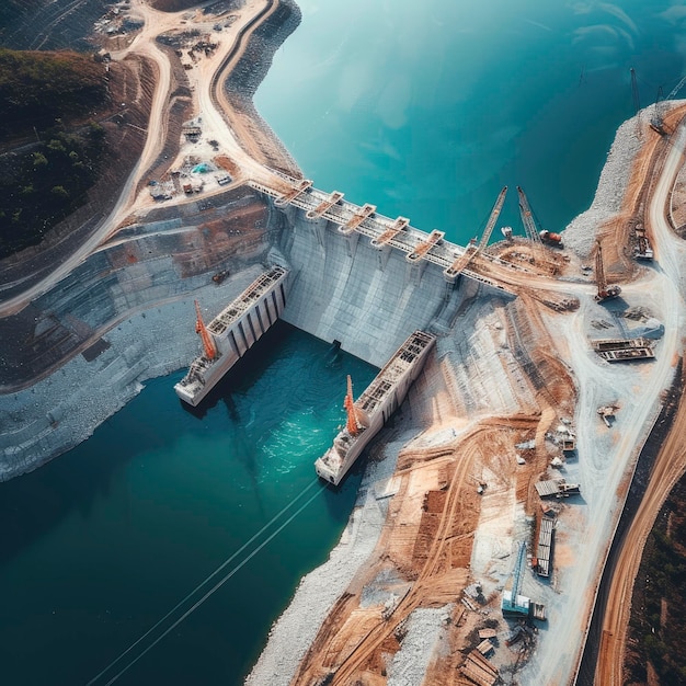 Dams are being constructed for hydroelectric projects