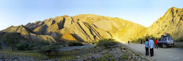 Foto deserto della dancalia nella depressione di afar.