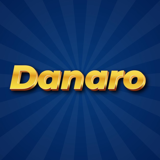 Danaro text effect gold jpg attractive background card photo