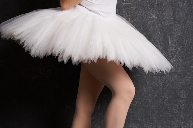 Dance ballerina ballet performance close up exercises