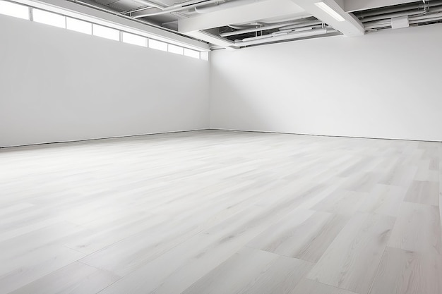 Dance Studio Floor Mockup Blank White Space Ontwerpfunctie