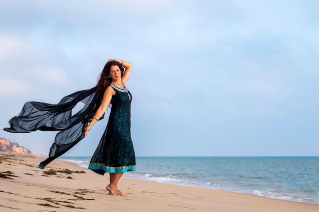 Dancer on the beach