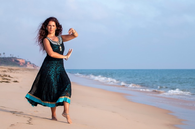 Dancer on the beach