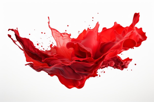 Photo dancing crimson elixir a splendor of liquid magic on a white or clear surface png transparent background