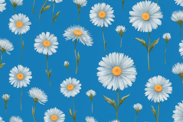 Dandelion on blue background