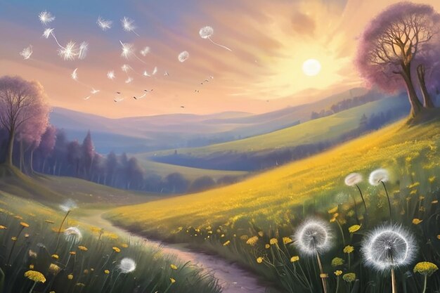 Dandelion Dreamscape