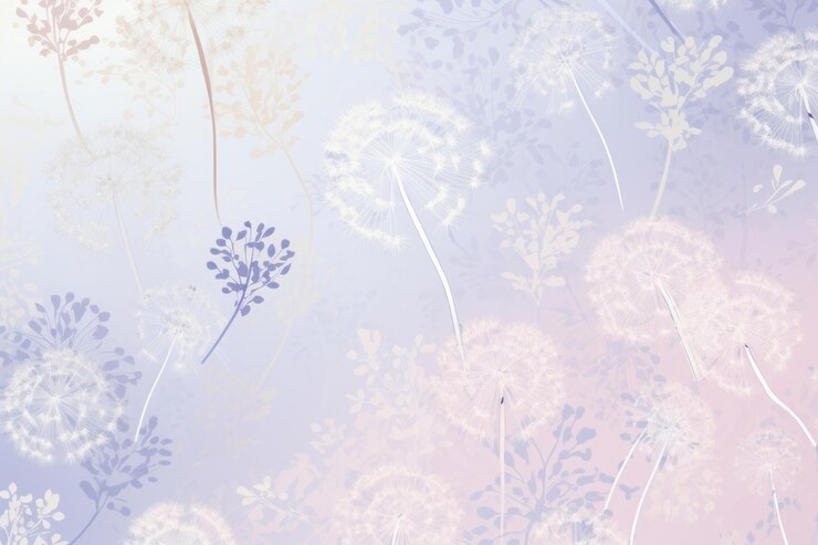 Photo ダンディレオン 花の壁紙のパターン 自然