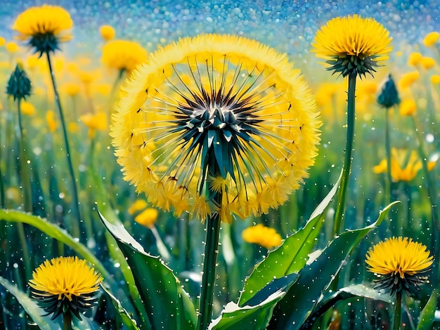 Dandelion illustration