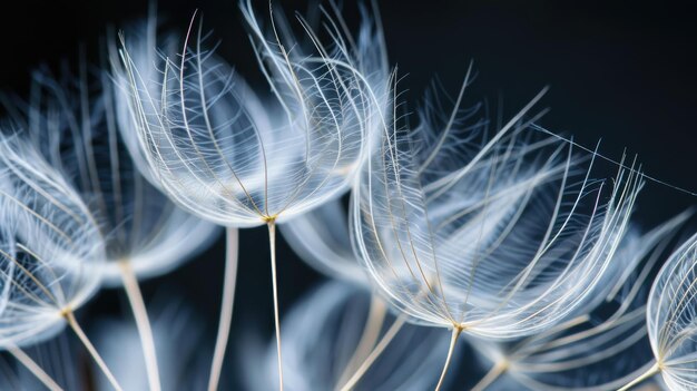 Dandelion seed head Generative AI