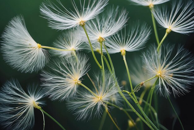 Photo dandelion seeds