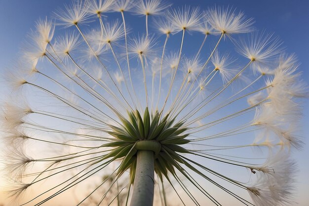 Photo dandelion seeds