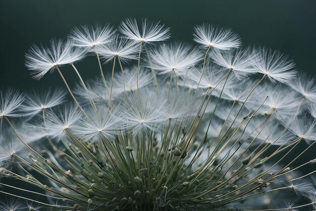 Photo dandelion seeds