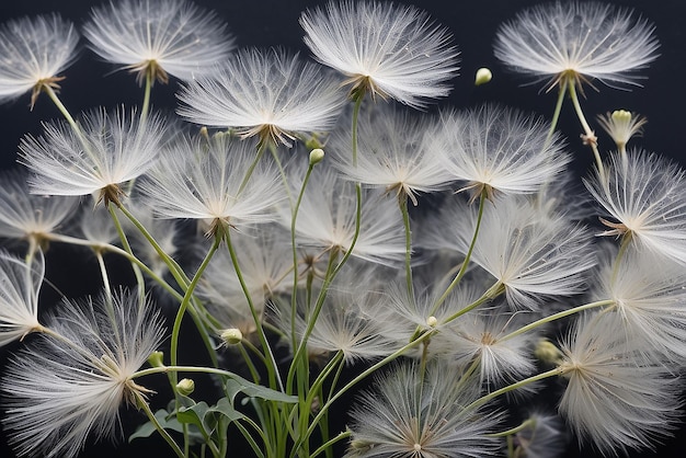 Photo dandelion seeds