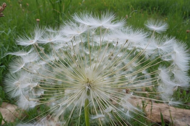 Photo dandelion seeds