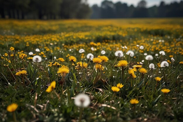 Dandelion Symphony of Spring