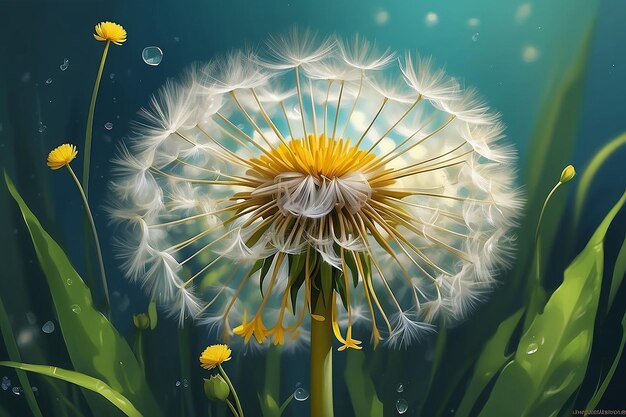 Dandelion Wishes in Bloom