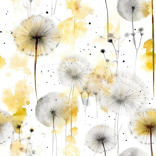 Dandelions wallpapers that are watercolors