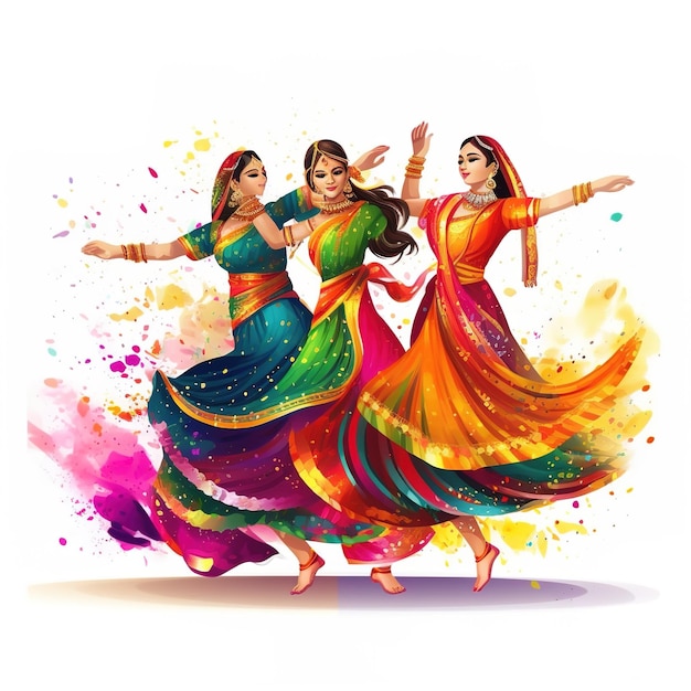 navratri의 Dandiya 밤 축하 행사