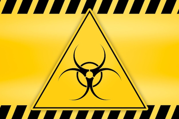 Photo danger ribbon and sign attention biohazard and falling warning signs caution tape restricted access safety and hazard stripes alert symbols