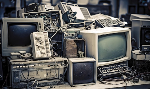 Dangerous chemicals leaching from electronic waste