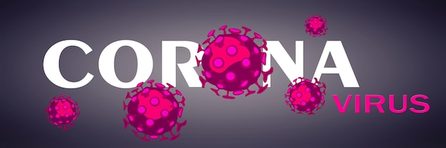 Dangerous corona virus, SARS pandemic risk concept. 3D illustration