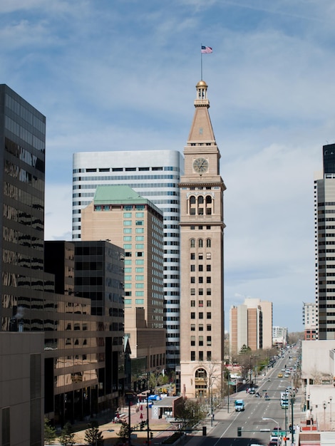 The Daniels &amp; Fisher Tower is one of the landmarks of the Denver skyline.