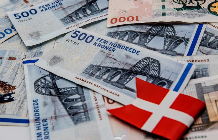 Danish kroner, currency from denmark in europe