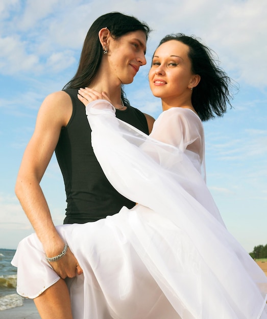 Dansen op het strand