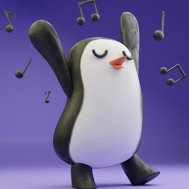 Dansende pinguïn