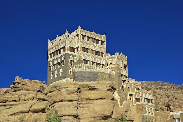 Dar al hajar-rotspaleis sanaa jemen