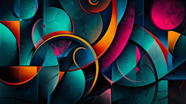 Dark abstract composition with vibrant neon curves a ac b e ed b c cd bdc ef jpg