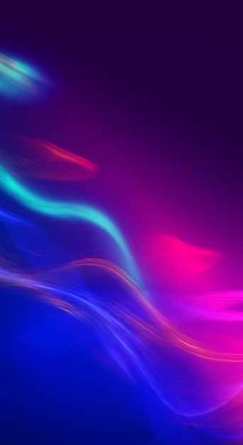 Photo dark abstract futuristic background with ultraviolet neon glow