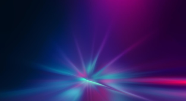 Photo dark abstract futuristic background with ultraviolet neon glow