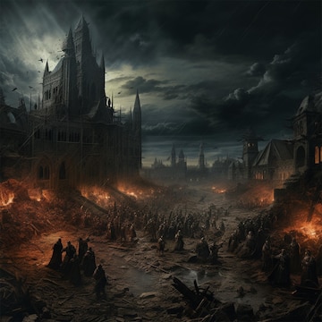 Premium Ai Image The Dark Ages In European History Premium Ai Image The Dark Ages In European History