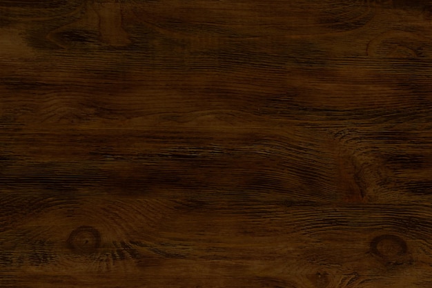 Dark background brown texture lacquered wood Empty flat surface Natural pattern on the board