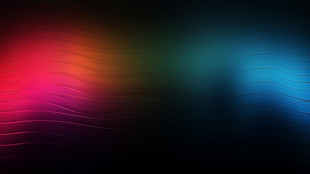 A dark background with a colorful light pattern.