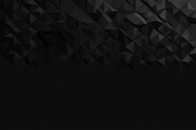 Photo a dark background with a geometric pattern of geometric shapes