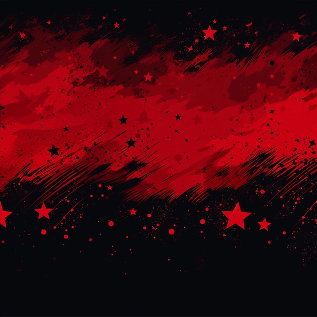 dark background with red color