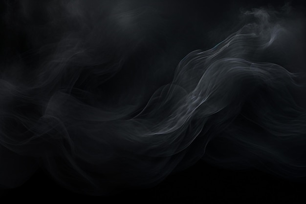 A dark background with smoke swirling around it