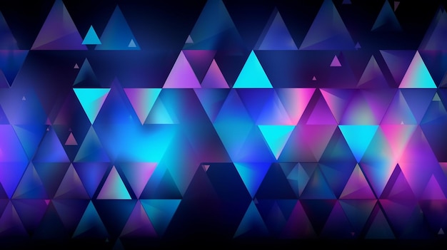 A dark background with triangles and the words " light " on it.