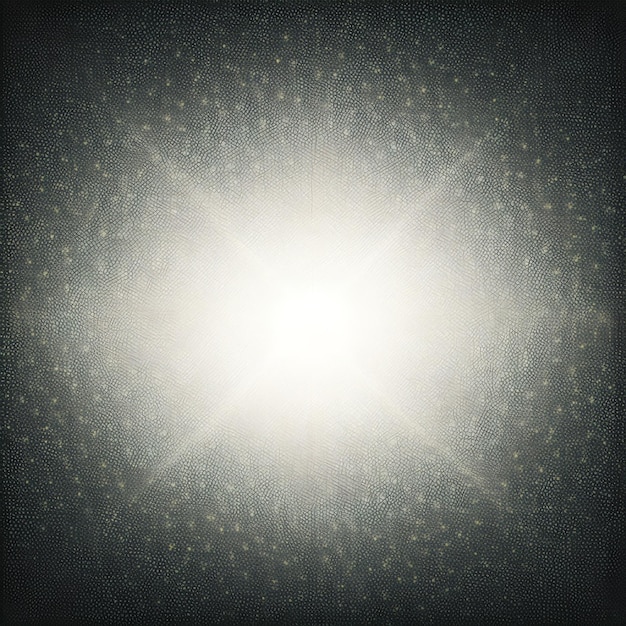 A dark background with a white light and a white star.