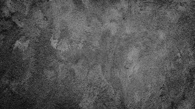 dark black abstract cement concrete wall texture background.