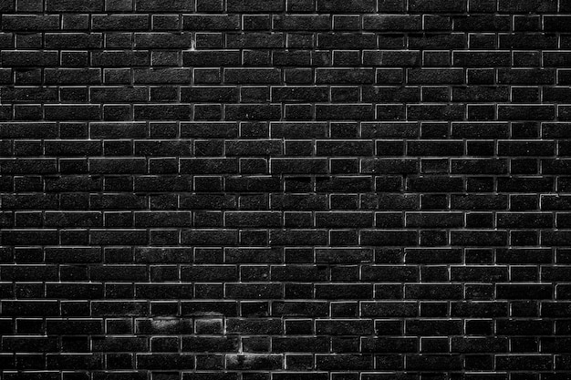 The dark black brick wall has a rough surface as a background image.