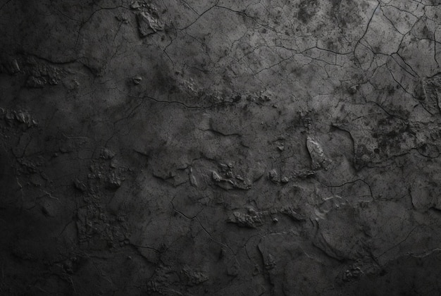 Dark black cement texture background generative ai