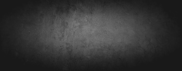 Photo dark black grunge abstract texture background of wall cement concrete